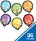 Carson Dellosa 36-Piece Celebrate Learning Balloon With Confetti Cutouts, Colorful Cardstock Confetti Happy Birthday Bulletin Board Decorations for Party, Name Tags, Labels, and Classroom Decor
